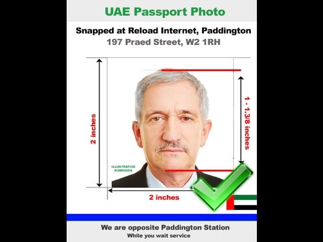 Uae Passport Photo And Visa Photo Snapped In Paddington London 5566