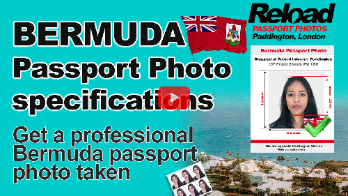 Bermuda Passport Photo And Visa Photo Snapped In Paddington London 0876