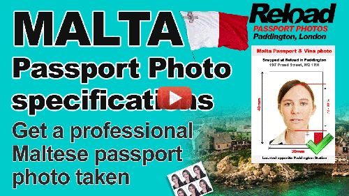 Malta Passport Photo And Visa Photo Snapped In Paddington London
